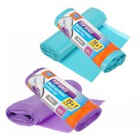 WORKI NA ŚMIECI WIĄZANE TOP  BAGS 60 L 16 SZT.