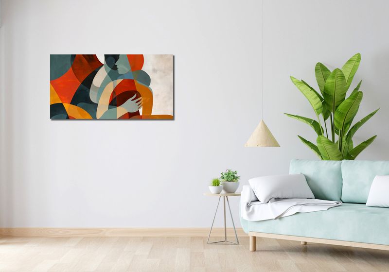 Obraz 100x50cm Objęcia zdjęcie 2