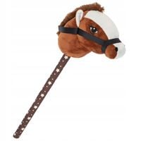 koń hobby horse brązowy b-2465-1 z dźwiękiem