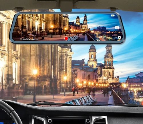 REJESTRATOR LUSTERKO FULL HD 9.66 KAMERA TYŁ na Arena.pl