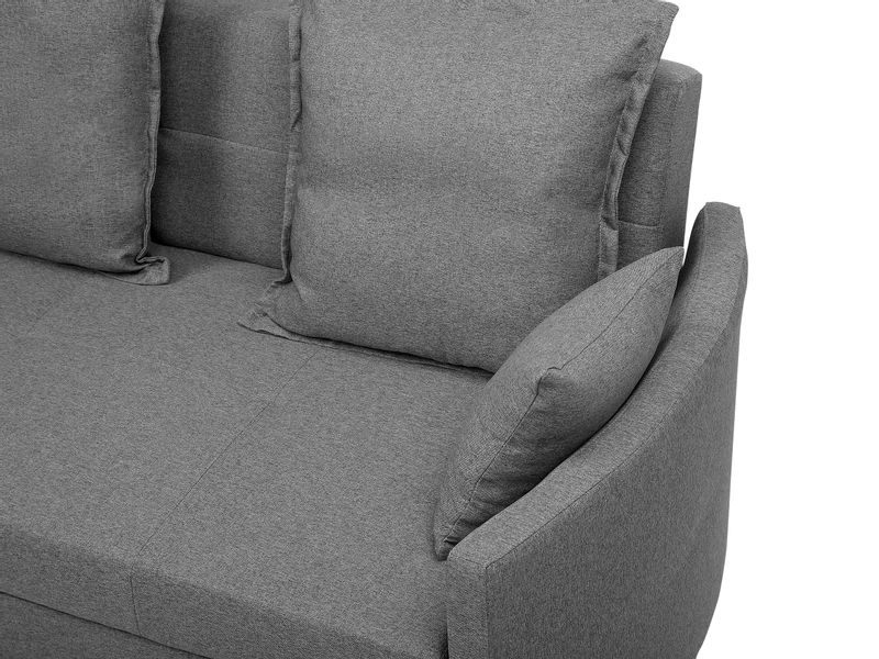 Sofa rozkładana szara HOVIN zdjęcie 6