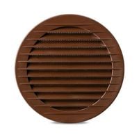 kratka okrągła z siatką fi 100 brąz - rx 02-147