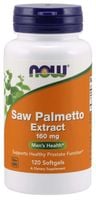 NOW FOODS Saw Palmetto Extract - Palma Sabalowa - ekstrakt (120 kaps.)
