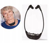 SŁUCHAWKI BEZPRZEWODOWE MEDION LIFE APARAT SŁUCHOWY DO TELEWIZORA BLUETOOTH