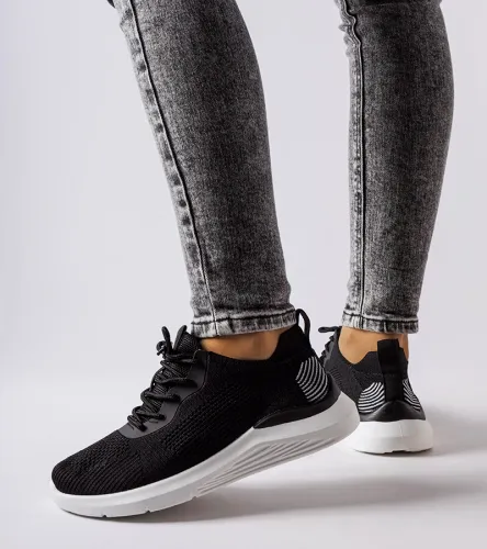 Czarno-białe sneakersy Nelson 41 na Arena.pl
