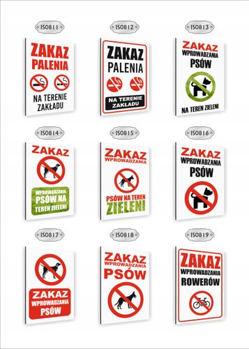 Tabliczka znak informacyjny dibond 40x30 ZAKAZ PICIA WODY nadruk UV na Arena.pl