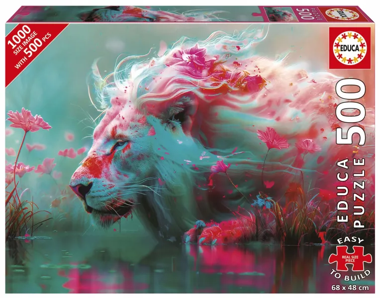 Puzzle 500 elementów. Król zwierząt zdjęcie 1