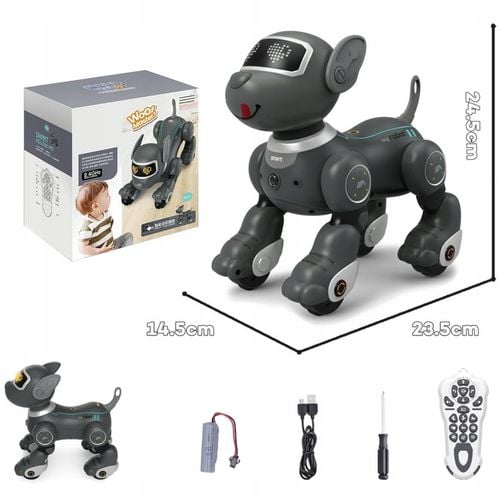 ROBOT INTERAKTYWNY ROBO PIES PIESEK ZDALNIE STEROWANY GŁOSEM PILOT DOTYK na Arena.pl