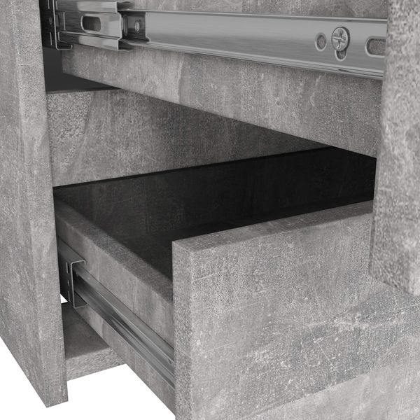 Komoda do salonu CL 100 cm 6 szuflad mała - beton zdjęcie 5