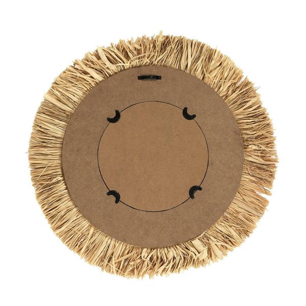 Lustro Kaya boho naturalne okrągłe zdjęcie 3