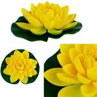 LILIA WODNA SZTUCZNA KWIAT LOTOSU PŁYWAJĄCY DO OCZ