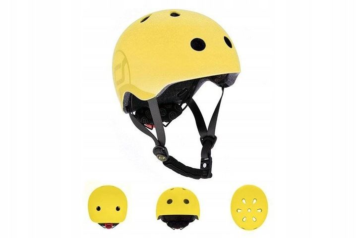 Kask rowerowy dziecięcy na hulajnogę Scoot and Ride, rozm. S-M, 3 lata+ zdjęcie 4
