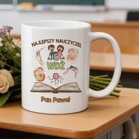 Kubek z imieniem dla nauczycielki / nauczyciela wychowania do życia w rodzinie