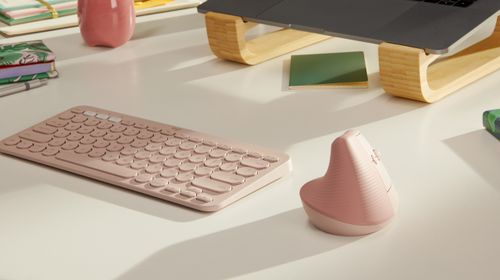 Myszka Logitech LIFT Różowa na Arena.pl