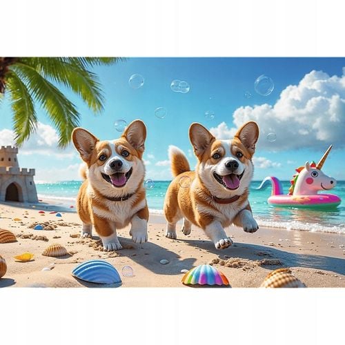 puzzle 100 corgi piesek 16536 na Arena.pl