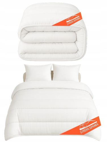 Kołdra 220x200 całoroczna antyalergiczna ciepła puszysta Polska Jakość na Arena.pl