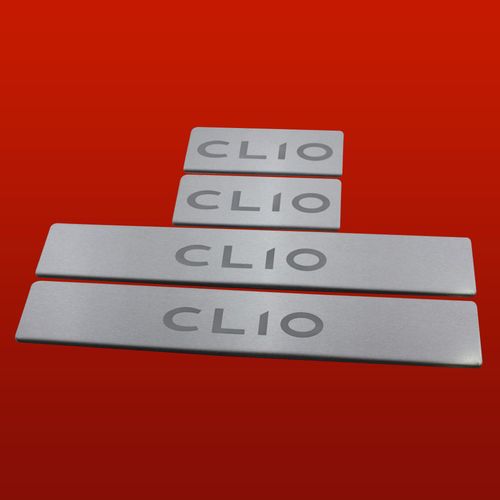 Listwa progowa RENAULT CLIO MK4 Stal nierdzewna 304 mat 4szt na Arena.pl