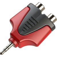 Roxtone przejściówka jack 3.5mm stereo do 2 x RCA żeńska RPAN350