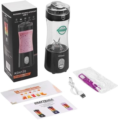 blender akumulatorowy usb-c 380ml / 2x3000mah kd4170 na Arena.pl