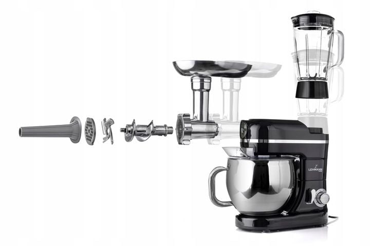 ROBOT KUCHENNY PLANETARNY MIKSER MASZYNKA DO MIĘSA BLENDER 3xSita DUŻA MISA zdjęcie 2