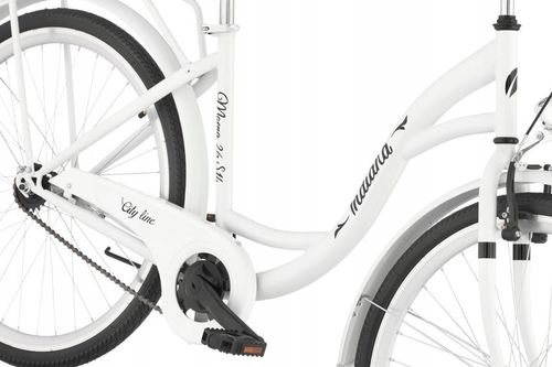 Rower miejski INDIANA Moena 26 cali damski Biały na Arena.pl
