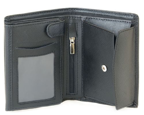 Portfel męski Abele - Amber Silver Czarny na Arena.pl