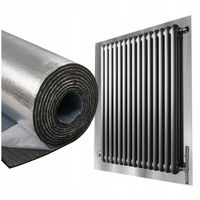 Samoprzylepny EKRAN ZAGRZEJNIKOWY 9mm pianka mata gumowa z aluminium