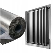 Samoprzylepny EKRAN ZAGRZEJNIKOWY 9mm pianka mata gumowa z aluminium
