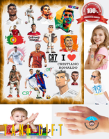 Duży Zestaw Mega Tatuaży zmywalnych - Cristiano Ronaldo