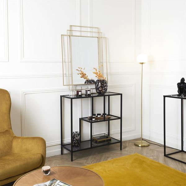 Regał Edison czarny M zdjęcie 2