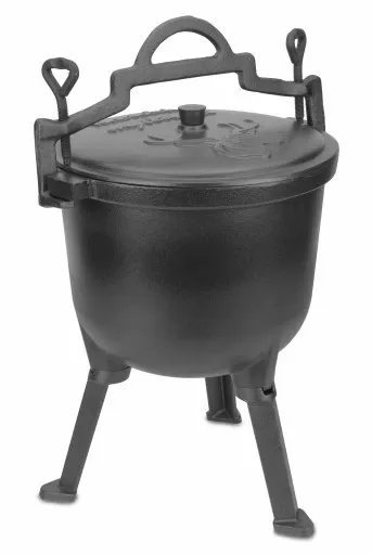 Kociołek myśliwski żeliwny 7L GARNEK węgierski na ognisko grill pieczonki zdjęcie 3