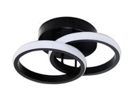 Plafon lampa LED sufitowa okrąg metalowa AT67-2SL-Black