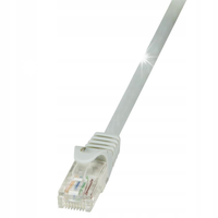 Patchcord LogiLink CP2092U CAT.6 U/UTP 10m, szary