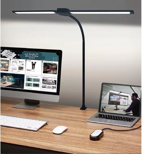 Lampka Biurkowa LED Na Biurko Szkolna Lampa Kreślarska do Biura 14W na Arena.pl