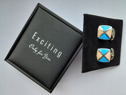 Modne spinki do mankietów Exciting Piękny Rower na Arena.pl