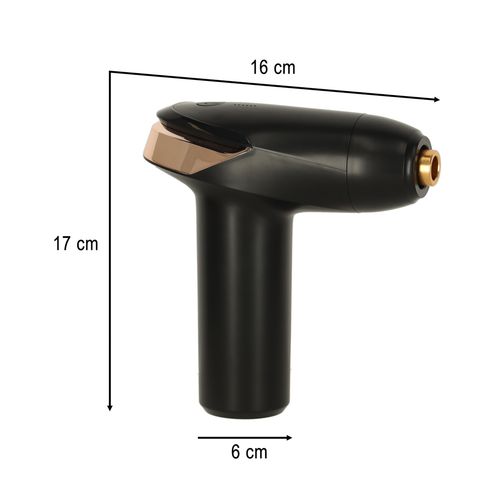 Pistolet do Masażu Masażer do Pleców Ciała Karku Mini LED Zestaw 6 Końcówek na Arena.pl