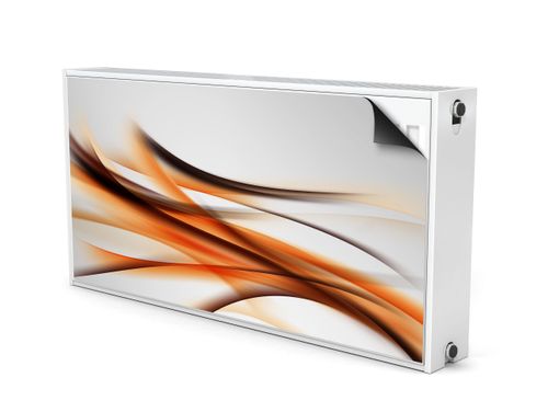 MASKOWNICA Magnetyczna Pomarańczowa Abstrakcja Fala 120cm x 60cm na Arena.pl