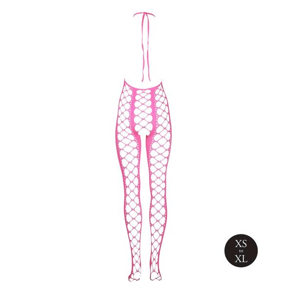 Bodystocking With Halterneck - Pink - Xs/Xl zdjęcie 7