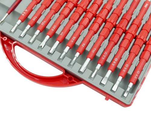 ZESTAW WKRĘTAKÓW ŚRUBOKRĘTY IZOLOWANE 25 ROZMIARÓW + WALIZKA DLA na Arena.pl