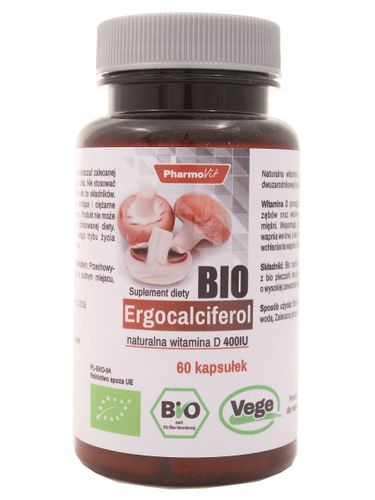 Bio Ergocalciferol 400iu Witamina D - PharmoVit - 60kaps na Arena.pl