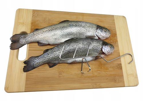 H-324 hak do wędzenia ryb potrójny wędzarniczy do pstrąga makreli na Arena.pl