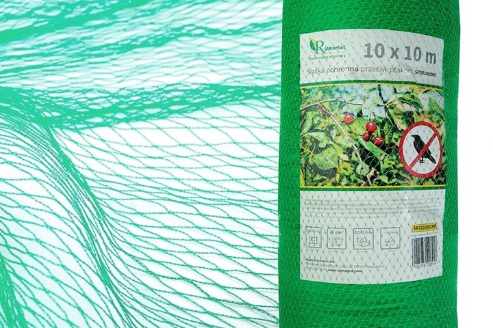 MOCNA SIATKA na PTAKI szpaki na BALKON DRZEWKA 10x10 m GRUBY SPLOT 20G zdjęcie 13