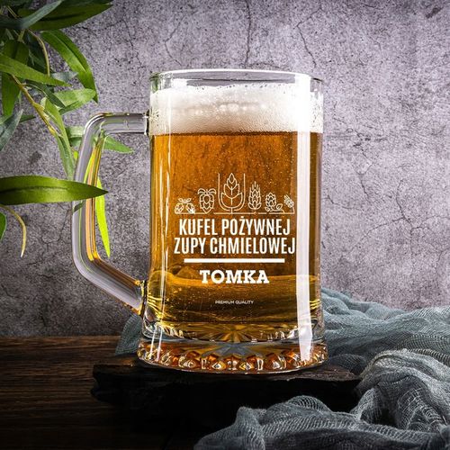 Kufel do piwa z grawerem 500 ml PREZENT DLA NIEGO na Arena.pl