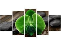 70CM 150CM OBRAZ 5 ELEM LIMONKOWY STORCZYK ŚCIENNY