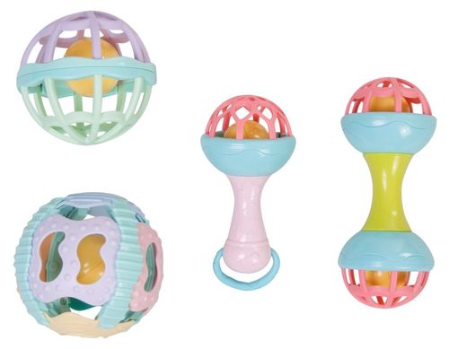 Zestaw 3 grzechotek na Arena.pl