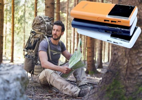 VIP SOLIDNY Mocny Power bank 50000mAh Wyświetlacz 3xUSB Latarka KOLORY na Arena.pl