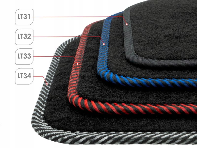 Dywaniki welurowe DODGE DURANGO 7miejsc 2004-2009 zdjęcie 6