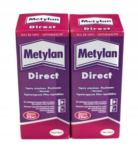 Klej do tapet na podkładzie flizelinowym, na flizelinie Metylan Direct 400g na Arena.pl