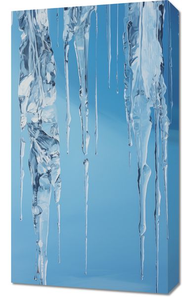 Obraz 40x70cm Kryształowe Sople zdjęcie 1