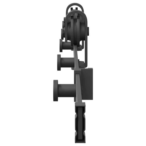 System do montażu drzwi przesuwnych, 183 cm, stal, czarny na Arena.pl